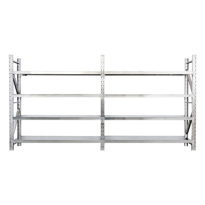 4 Layer Kitchen Organizer Corner Metal  304 Stainless Steel Shelves Heavy Duty Storage Rack Shelving with Wheel