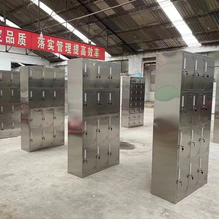 15 doors outdoor anti-corrosion and anti-rust stainless steel mini lockers thickened stainless steel  storage cabinet