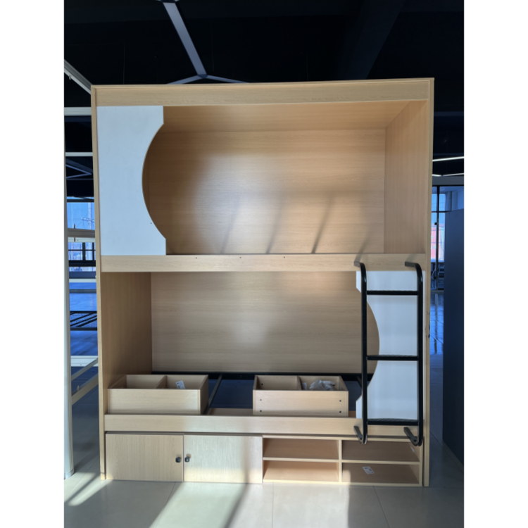 loft bunk bed for students and staff dormitory bunk bed with wardrobe and desks double bunk bed for kids