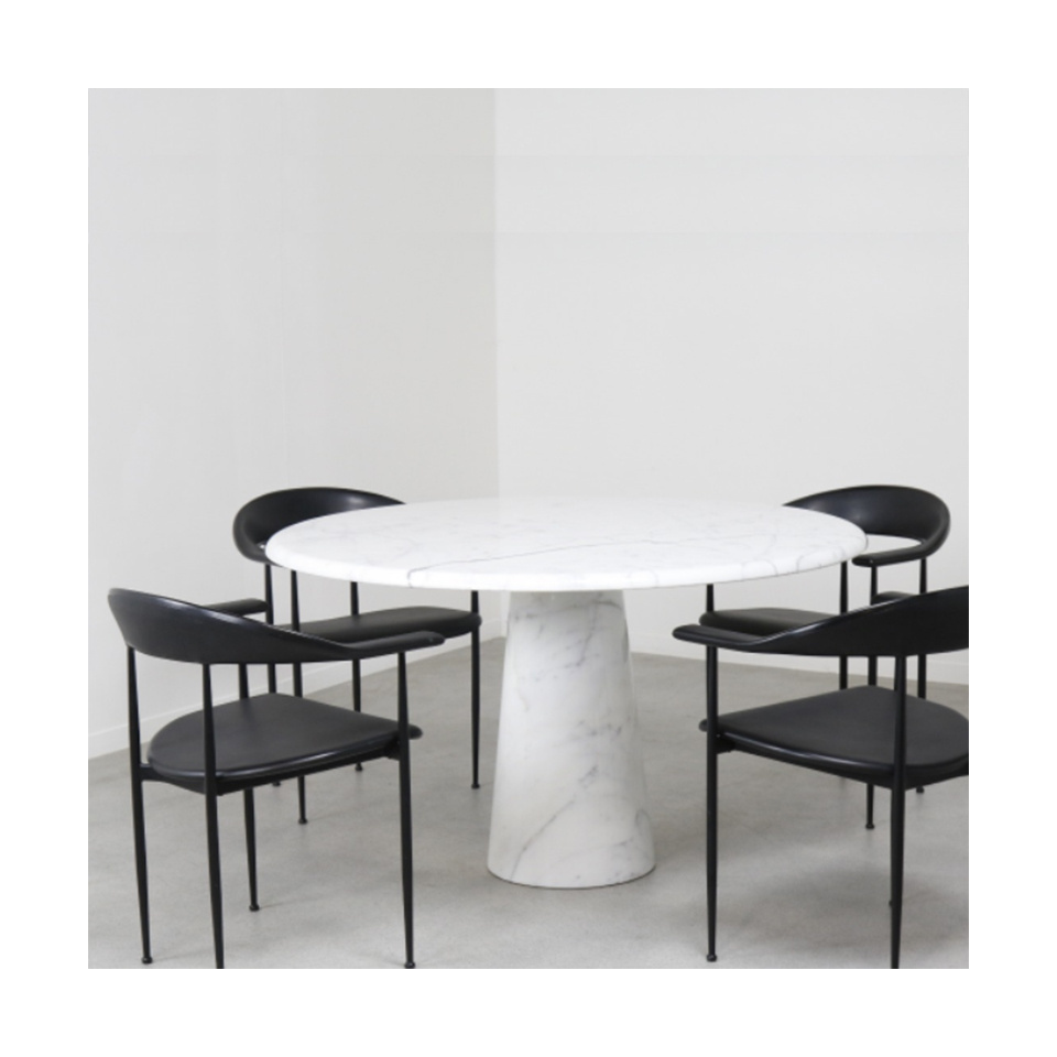 2023 New Modern Home Furniture Dinning Room Set 6 Seater Round Marble Dining Table For Restaurant Home Furniture