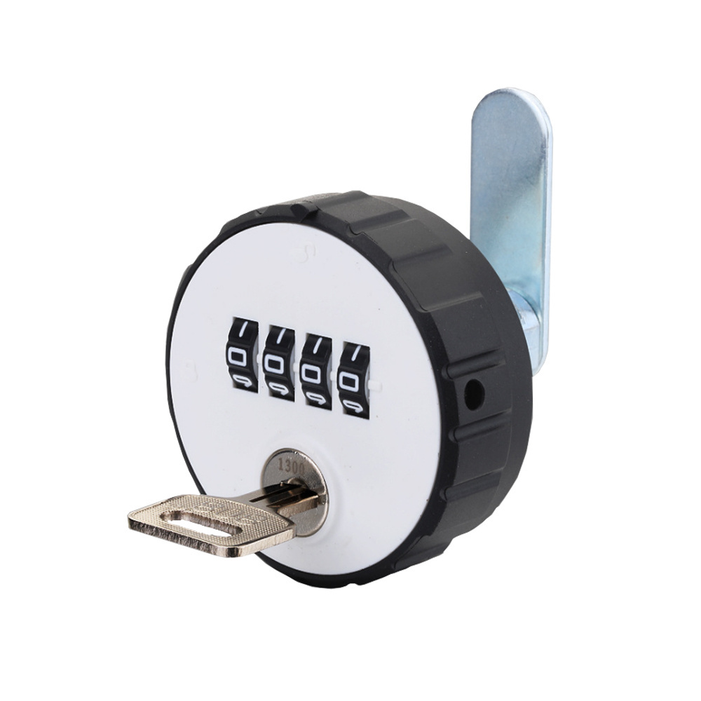 4 Digit Password Cam Cabinet Lock With Password And Mechanical Key Unlock