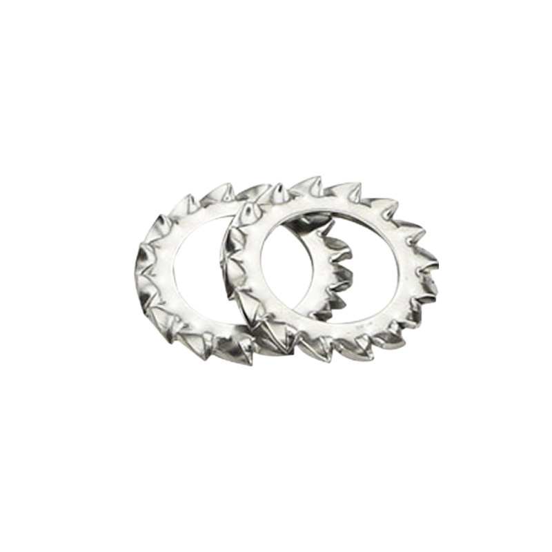 304 Stainless Steel M3 M4 M5 M6 M8 M10 M12-M24 Internal Or External Serrated Teeth Lock Washers