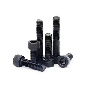 Black Grade 8.8 45# steel Hexagon Hex Socket Cup Head Screw Cylindrical Head Allen High Strength Bolt M6M8M10M12M16M20