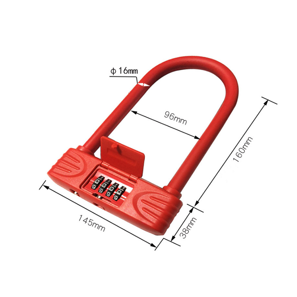 Anti Theft Heavy Duty Bicycle Heavy Duty Combination U Lock Bike Lock