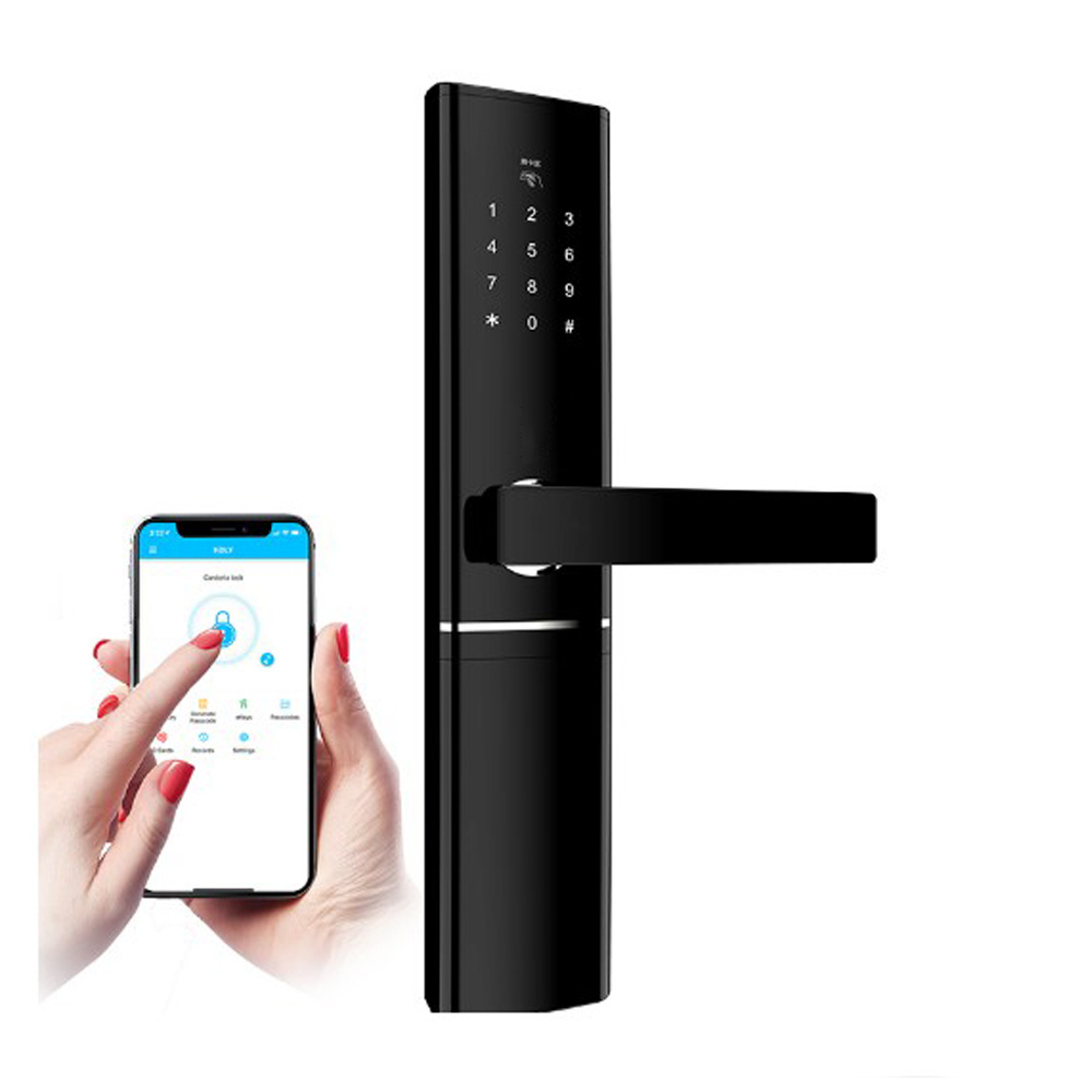 Smart New Wifi App Electronic Digital Biometric Fingerprint Keyless Password Code Door Locker Lock