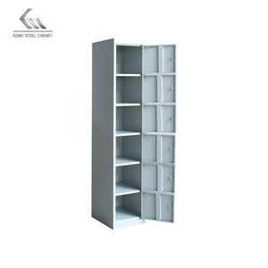 Single Metal Locker Body 6 Doors Steel Locker/Metal Wardrobe Storage Furniture