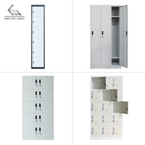 Modern Popular Colorful Metal Steel Mini Work 4/6/9 Door Gym Locker Luggage Locker for School Home Office Hospital