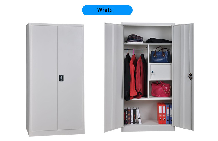 Wholesale Metal filing cabinet 2 Doors Cupboard for clothes Storage metal file Cabinet steel cabinet locker