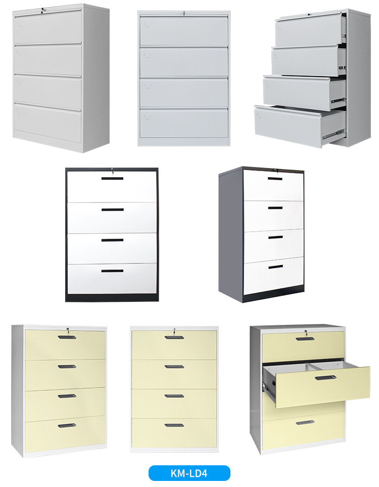 Drawer cabinet series steel filing cabinet 4 layer with drawer metal cabinet with drawers and locks