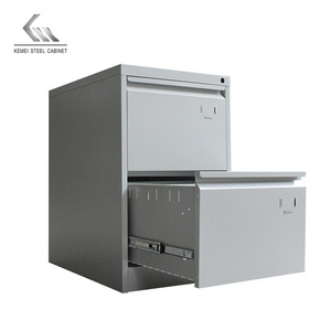 Heavy duty 2 drawers file cabinet drawer steel locker vertical storage cabinet