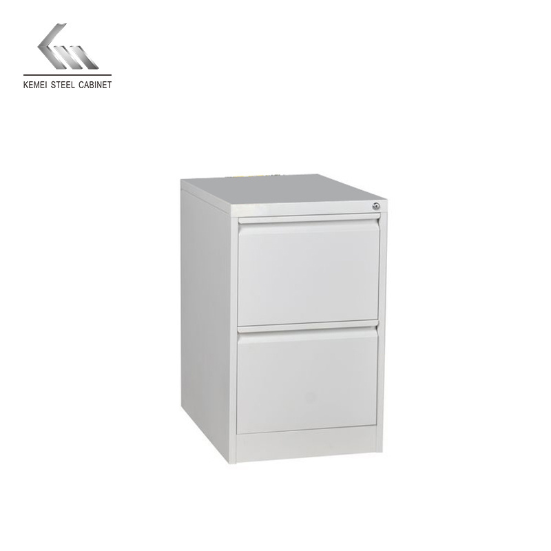 Foshan Factory Supply Office Furniture Steel Filing Cabinet Knock-Down 2 Drawers Cabinet