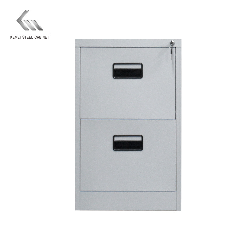 Heavy duty 2 drawers file cabinet drawer steel locker vertical storage cabinet