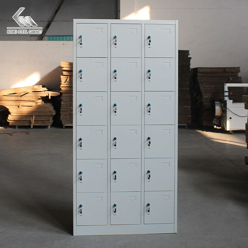 Manufacturer Wholesale Price Steel Locker Cabinet Metal School Storage 9 12 15 18 Door Locker Gym Locker For Sale