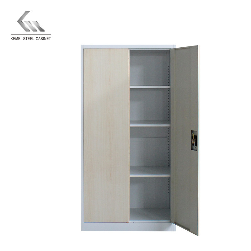 Heavy duty fireproof Metal school filing storage cupboard cabinet steel locker wardrobe