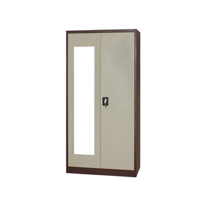 Low price economic 2 door metal wardrobe cabinet steel locker for dorm