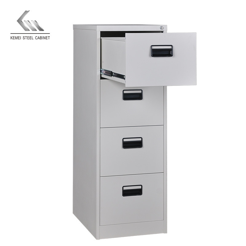 Customized Easy Assemble Office Steel Storage Lateral File Cabinet Vertical Metal 4 Drawer Filing Steel Cabinet