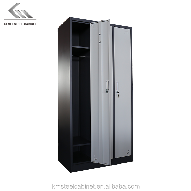 High quality 3 Door Metal Gym Locker steel Wardrobe Storage Cabinets