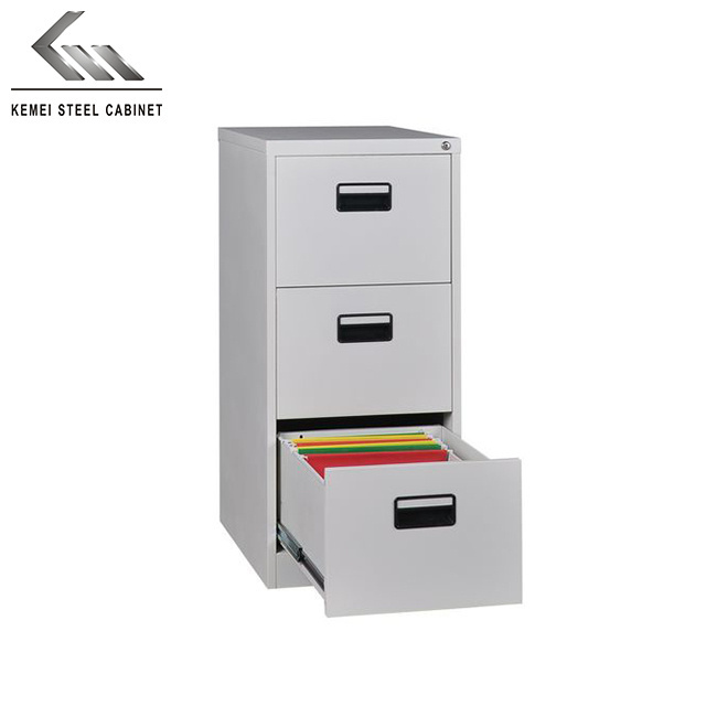 Locking 3 drawers mobile storage cabinet industrial large wardrobe metal cabinets filing