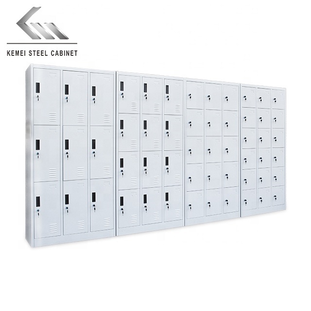 Multiple door iron staff locker casillero metalico steel gym storage lockers metal clothes locker cabinet