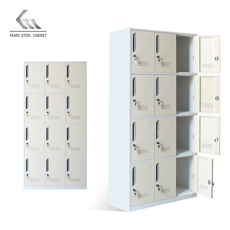 12 door iron staff locker casillero metal steel gym storage lockers metal clothes locker cabinet