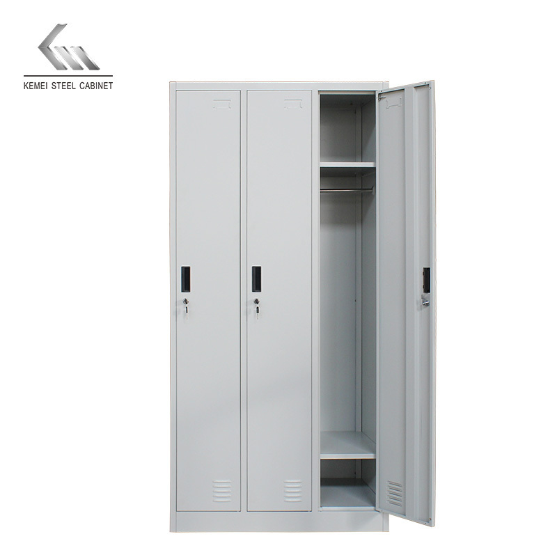 KD Modern steel design clothes cabinet hanging locker dressing storage furniture