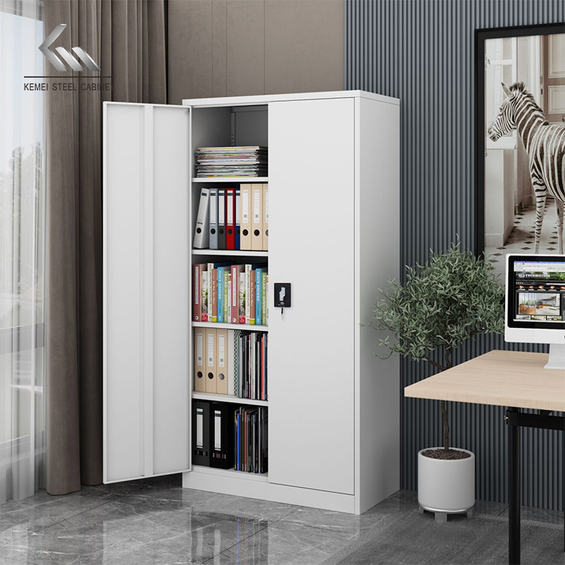 Office Furniture Book Cabinet Global Manufacturer Cheap Stylish Model Office 2 Door Steel Cupboard