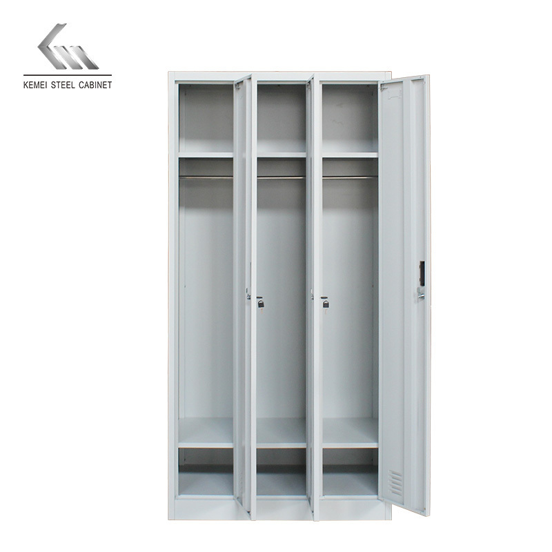 KD Modern steel design clothes cabinet hanging locker dressing storage furniture