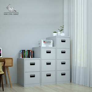 Wholesale Office Steel Filing Cabinet Metal Drawers Combination Storage Cupboard Metal 2 3 4 Drawers File Hanging Cabinet