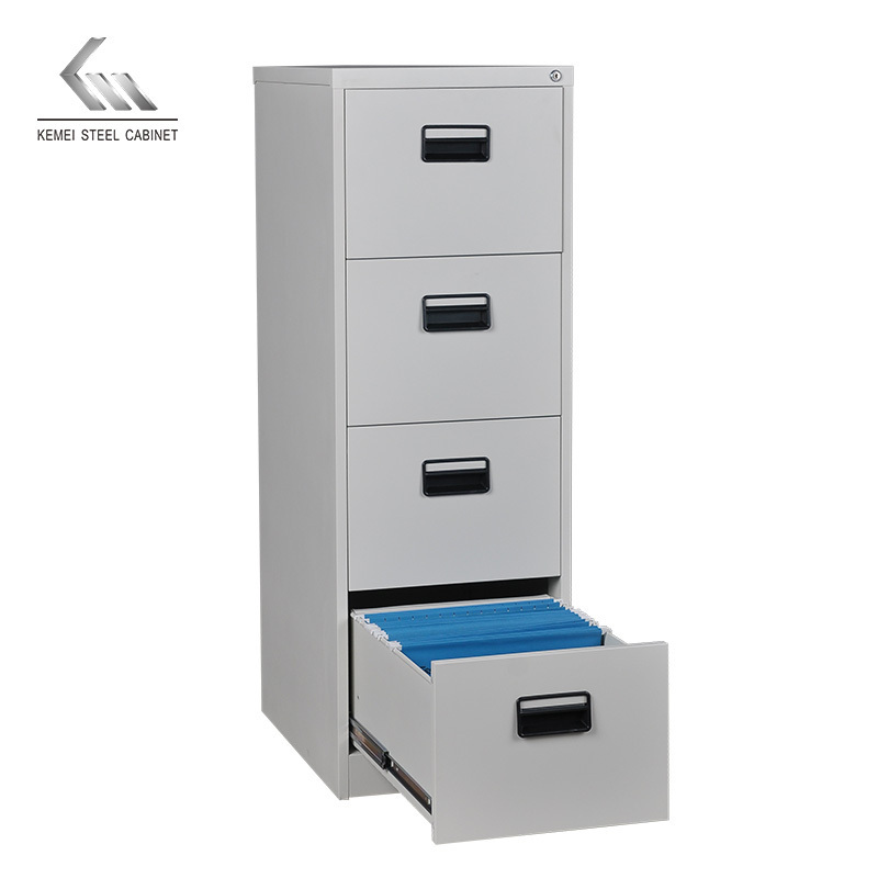 Customized Easy Assemble Office Steel Storage Lateral File Cabinet Vertical Metal 4 Drawer Filing Steel Cabinet