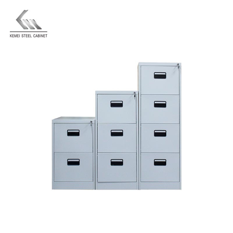 Wholesale Office Steel Filing Cabinet Metal Drawers Combination Storage Cupboard Metal 2 3 4 Drawers File Hanging Cabinet