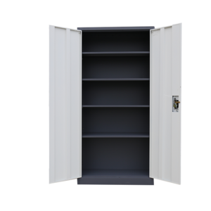 Double Door Office Storage Cabinets easy Assemble Filing Wardrobe Metal Cabinets Office Furniture Home Office