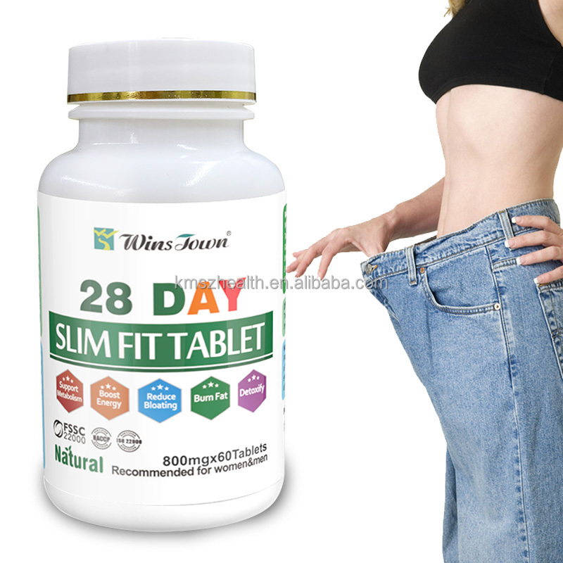 28 Day Slim Fit Tabelts Weight Loss Supplement Pills For Women & Men Metabolism Booster