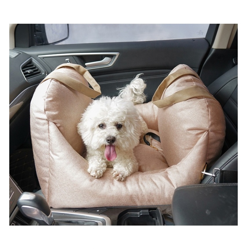 Detachable Portable Pet Outdoor Carrier Safety Stable Dog Car Seat and Puppy Booster Seat