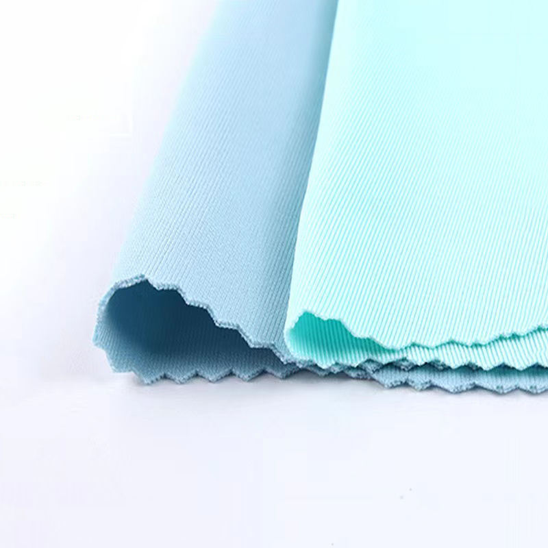 New Arrival China Manufacturer Knitting Dyed Polyester Elastane Spandex Scuba Crepe Material Fabric For Dress