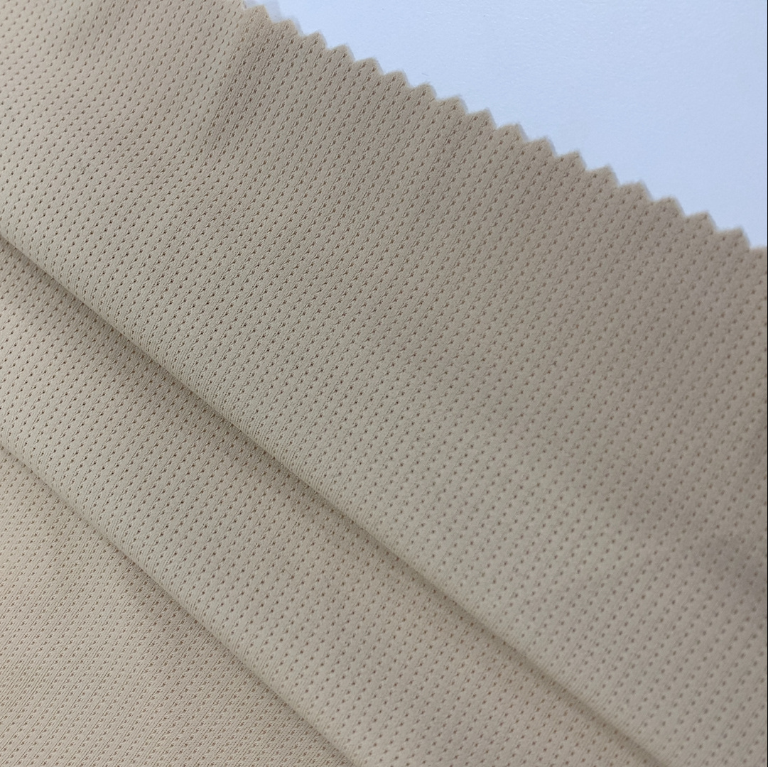 High Stretch Breathable Fabric Home Textile underwear Garments Cloth Fabric 80 Nylon 20 Spandex Warp Knitted Pinhole Fabric