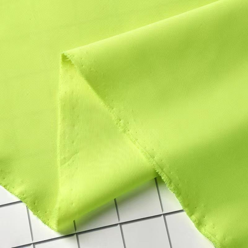 New Arrival China Manufacturer Knitting Dyed Polyester Elastane Spandex Scuba Crepe Material Fabric For Dress