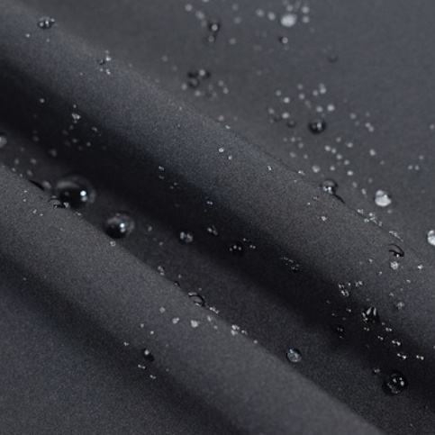 Elastic 4 Way Water Repellent Fabric Stretch Mechanical Stretch Bonded Recycled Polyester Polar Fleece 3 Layer Chiffon Fabric