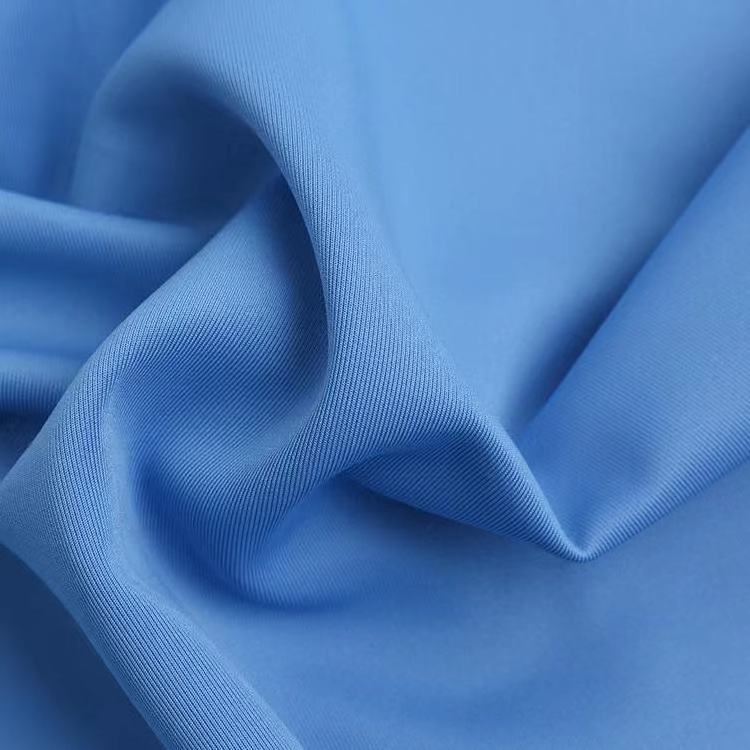 New Arrival China Manufacturer Knitting Dyed Polyester Elastane Spandex Scuba Crepe Material Fabric For Dress