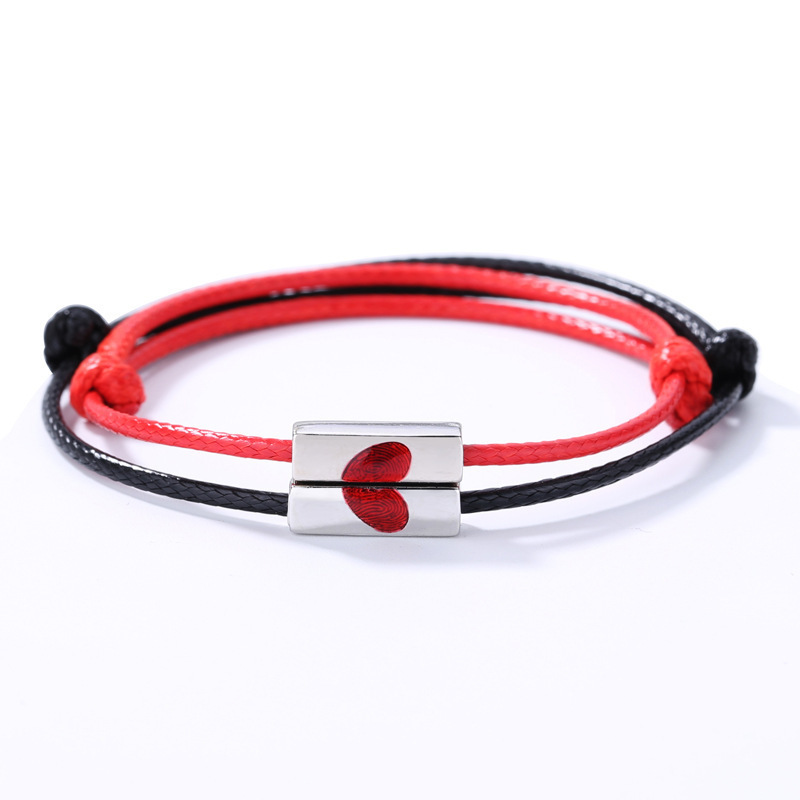 Couple Magnetic Rope Bracelets Mutual Attraction Boyfriend Girlfriend Mom Daughter Sister Friendship BFF Gifts