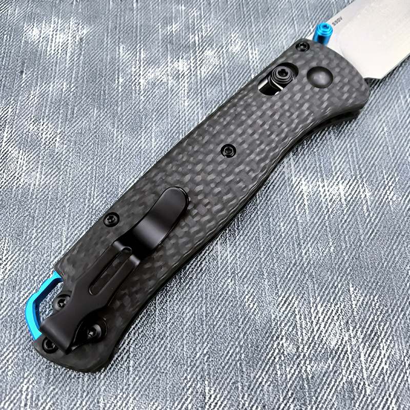 Bugout 535 S35VN Steel EDC Pocket Knife Black Carbon Fiber Handle Folding Tactical Camping Knife