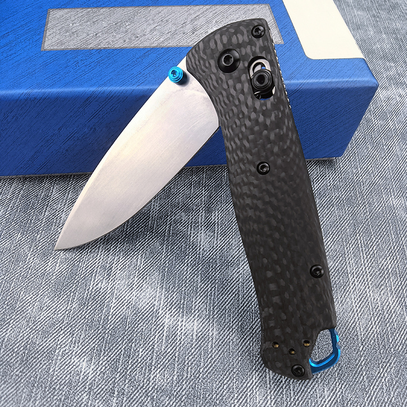 Bugout 535 S35VN Steel EDC Pocket Knife Black Carbon Fiber Handle Folding Tactical Camping Knife