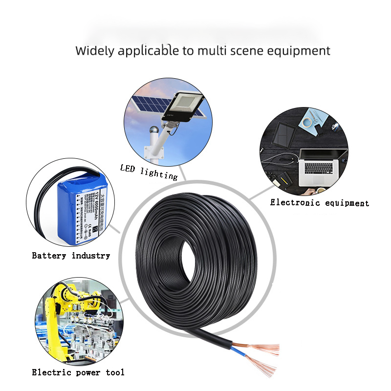 Pvc Wire Cable Electric Wire 2 3 4 5 6 Core Flexible Rvv Cable