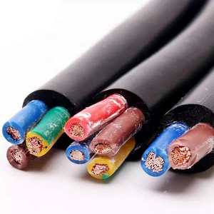 Pvc Wire Cable Electric Wire 2 3 4 5 6 Core Flexible Rvv Cable