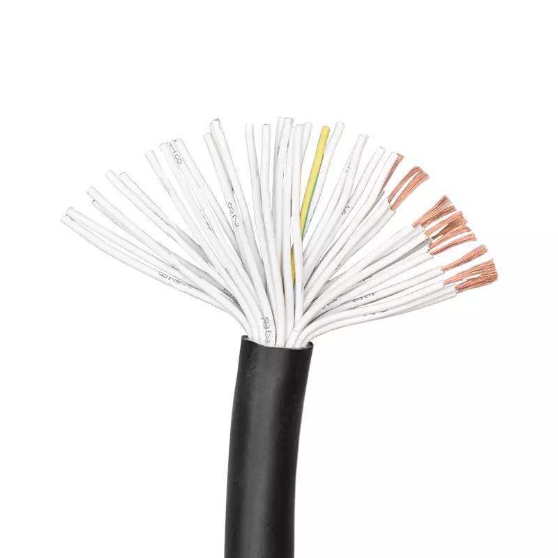 Pvc Wire Cable Electric Wire 2 3 4 5 6 Core Flexible Rvv Cable