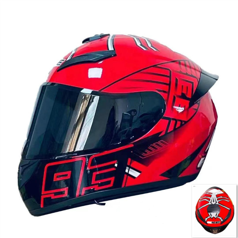 SLKE four seasons motorcycle scooter full-cover full face helmet anti-fog dust men and women safety helmet