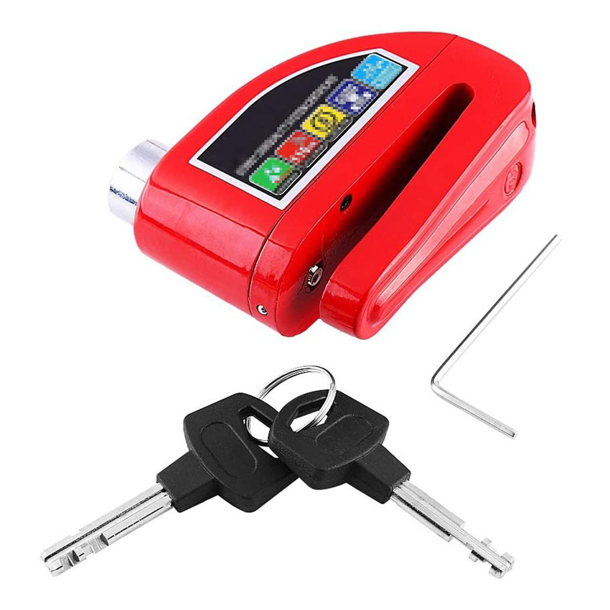 SLKE Wholesale Waterproof Motorcycle Scooter Alarm Lock Security Anti-theft Motor Disc Brake Lock