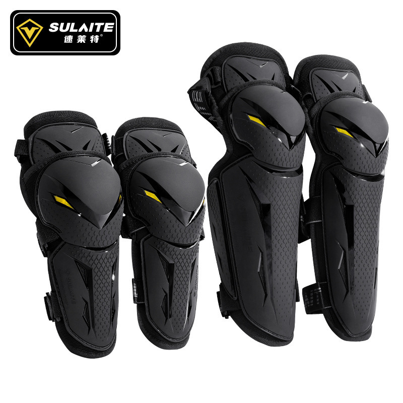 SLKE Motorcycle knee elbow guard four seasons riding knee pads motorcycle protective gear flanks widened off-road sports leg pad