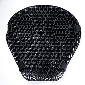 Summer Hot Sale 3D Damping seat cover thickened shock absorption gel motorcycle seat cover honeycomb breathable seat cushion