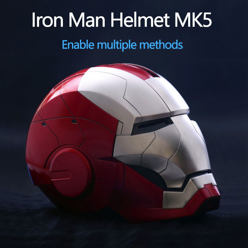 SLKE MK5 COSPLAY Automatic opening and closing Voice Touch Remote control Marvel the super man Iron-man Helmet