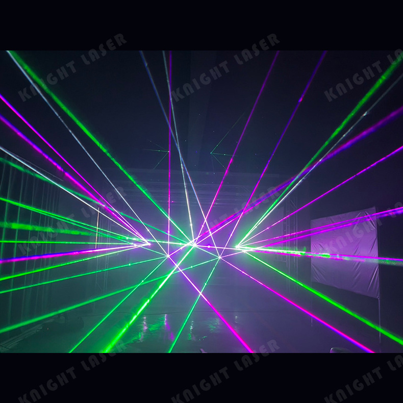 KNIGHT 2W 3W 4W 5W RGB Full Color Animation Cheap DJ Laser Lights